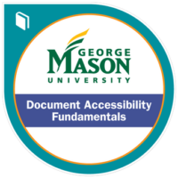 document accessibility fundamentals badge