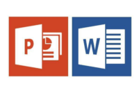 Word and PowerPoint icons